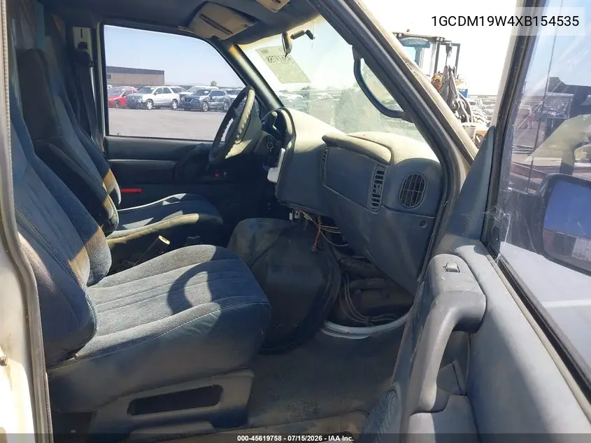1999 Chevrolet Astro VIN: 1GCDM19W4XB154535 Lot: 45619758