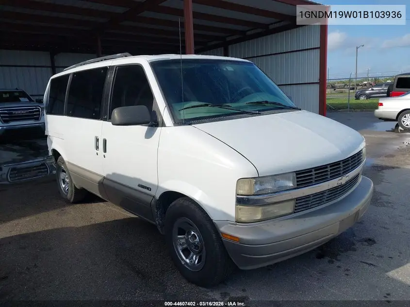 2001 Chevrolet Astro Ls VIN: 1GNDM19W01B103936 Lot: 44607402