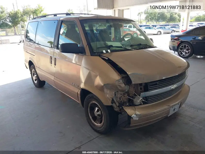 2001 Chevrolet Astro Ls VIN: 1GNDM19W71B121883 Lot: 45407508