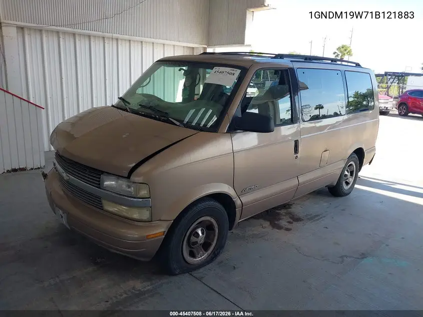 2001 Chevrolet Astro Ls VIN: 1GNDM19W71B121883 Lot: 45407508
