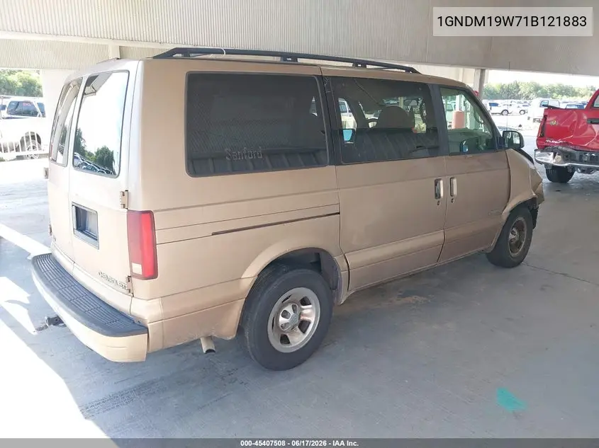 2001 Chevrolet Astro Ls VIN: 1GNDM19W71B121883 Lot: 45407508