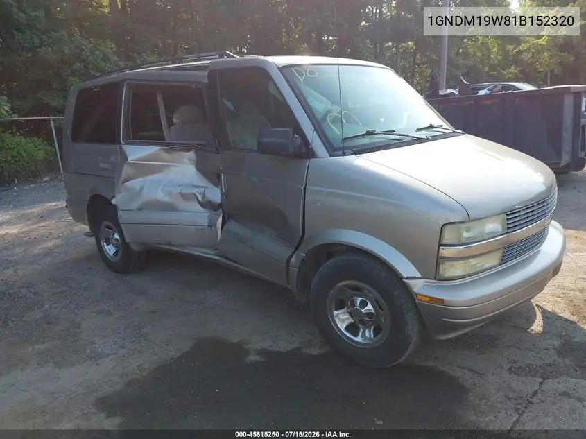 2001 Chevrolet Astro Ls VIN: 1GNDM19W81B152320 Lot: 45615250