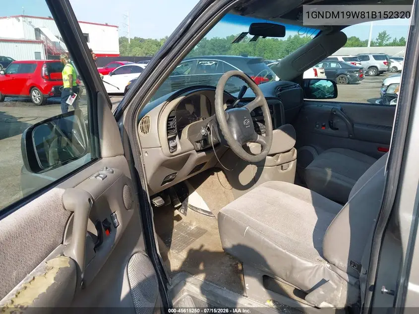 2001 Chevrolet Astro Ls VIN: 1GNDM19W81B152320 Lot: 45615250