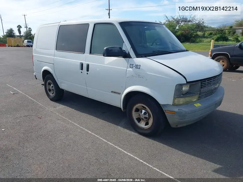 2002 Chevrolet Astro VIN: 1GCDM19XX2B142214 Lot: 44812049