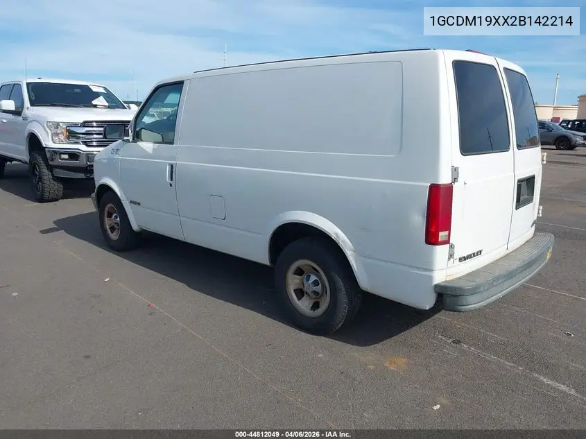 2002 Chevrolet Astro VIN: 1GCDM19XX2B142214 Lot: 44812049