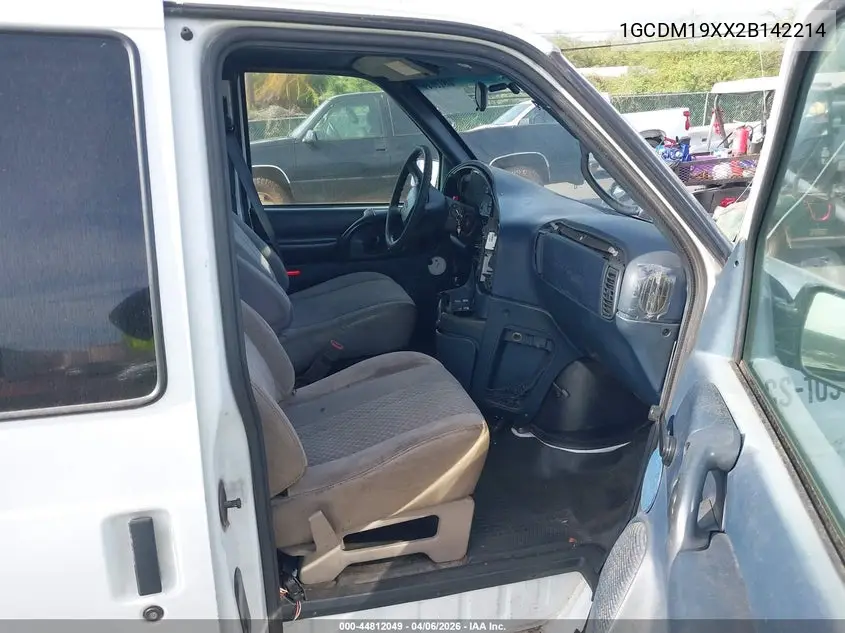 2002 Chevrolet Astro VIN: 1GCDM19XX2B142214 Lot: 44812049