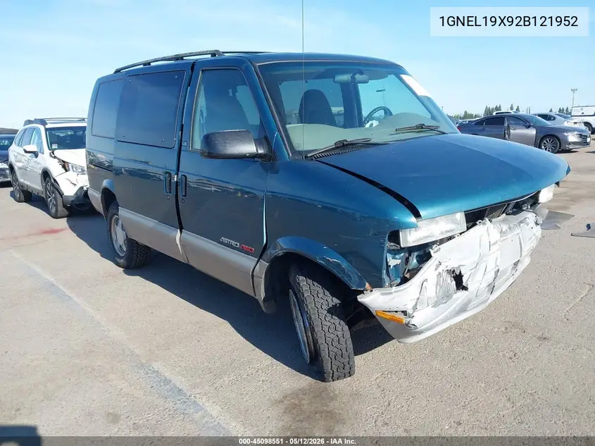 2002 Chevrolet Astro Ls VIN: 1GNEL19X92B121952 Lot: 45098551