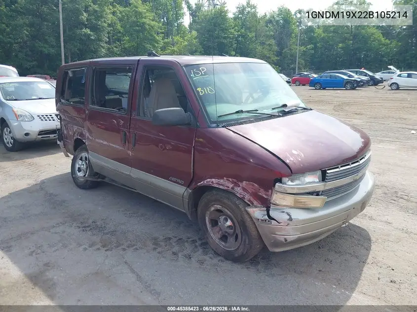 2002 Chevrolet Astro Passenger Ls VIN: 1GNDM19X22B105214 Lot: 45385423