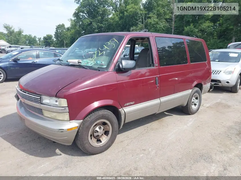 2002 Chevrolet Astro Passenger Ls VIN: 1GNDM19X22B105214 Lot: 45385423