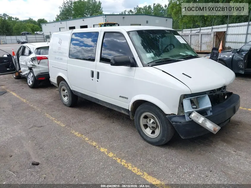 2002 Chevrolet Astro VIN: 1GCDM19X02B101901 Lot: 45429015