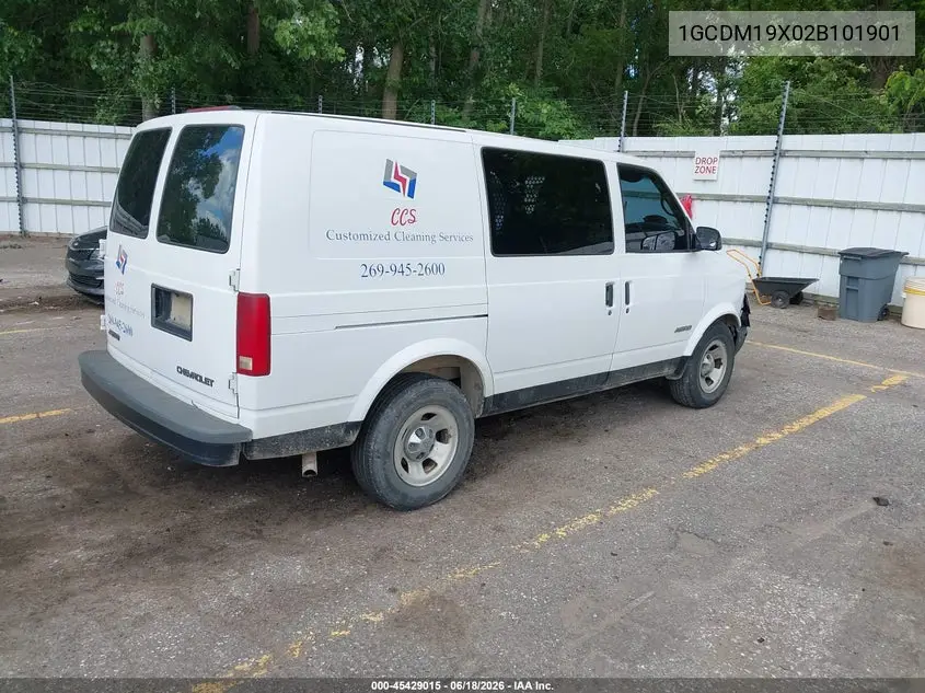 2002 Chevrolet Astro VIN: 1GCDM19X02B101901 Lot: 45429015
