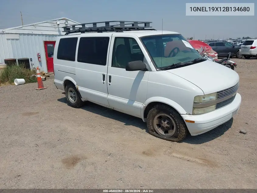 2002 Chevrolet Astro Passenger Ls VIN: 1GNEL19X12B134680 Lot: 45482263
