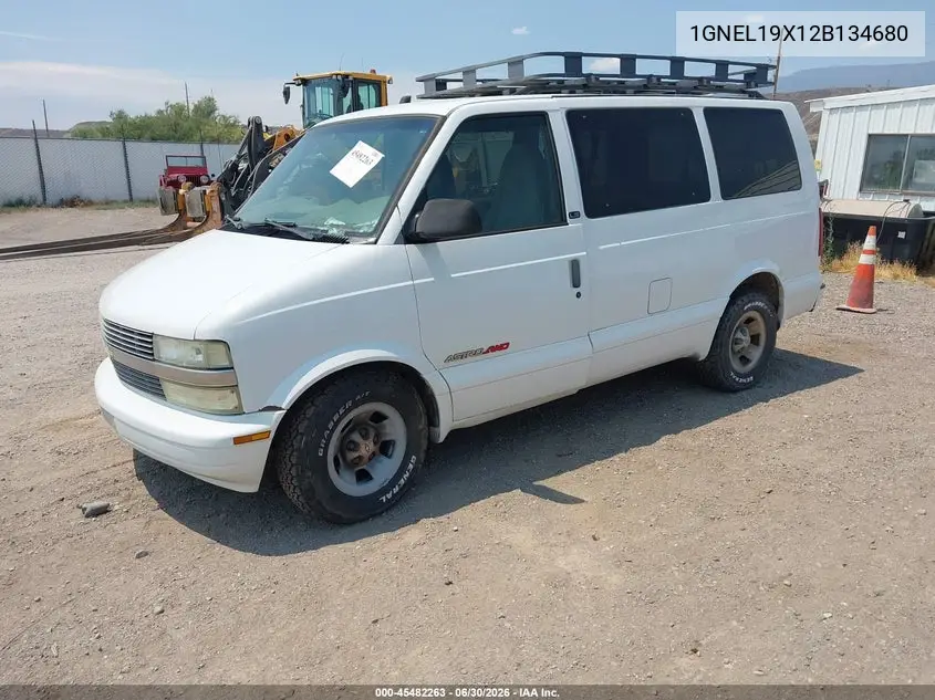 2002 Chevrolet Astro Passenger Ls VIN: 1GNEL19X12B134680 Lot: 45482263