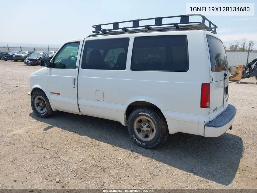 2002 Chevrolet Astro Passenger Ls VIN: 1GNEL19X12B134680 Lot: 45482263