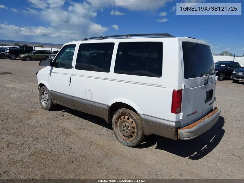 2003 Chevrolet Astro Ls VIN: 1GNEL19X73B121725 Lot: 45076385