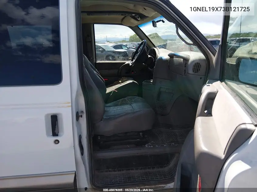 2003 Chevrolet Astro Ls VIN: 1GNEL19X73B121725 Lot: 45076385