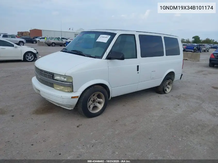 2004 Chevrolet Astro VIN: 1GNDM19X34B101174 Lot: 43446482