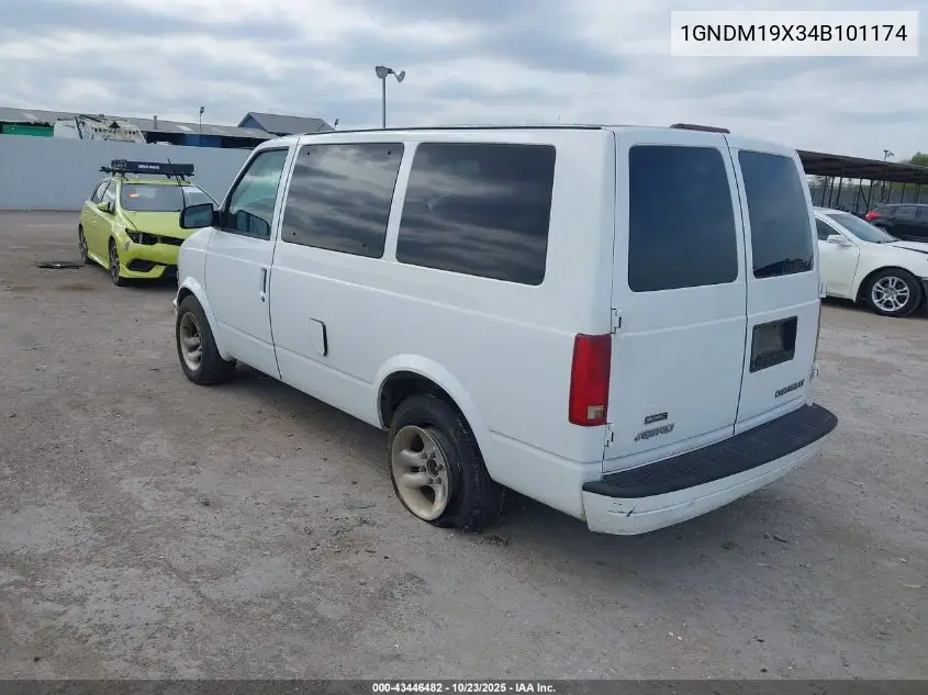 2004 Chevrolet Astro VIN: 1GNDM19X34B101174 Lot: 43446482