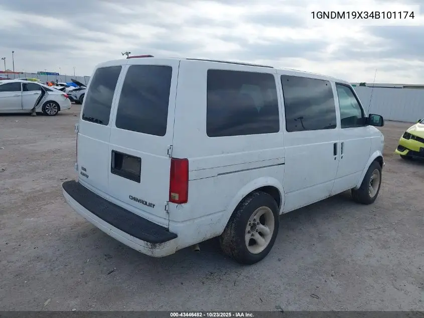2004 Chevrolet Astro VIN: 1GNDM19X34B101174 Lot: 43446482