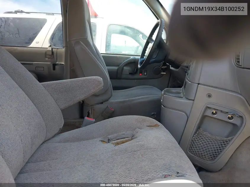 2004 Chevrolet Astro VIN: 1GNDM19X34B100252 Lot: 45075500