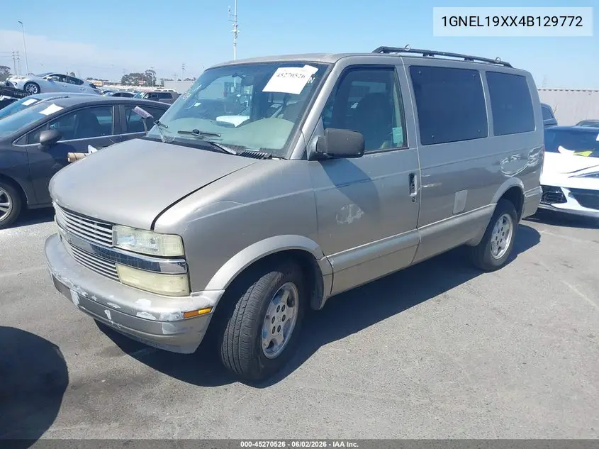 2004 Chevrolet Astro VIN: 1GNEL19XX4B129772 Lot: 45270526