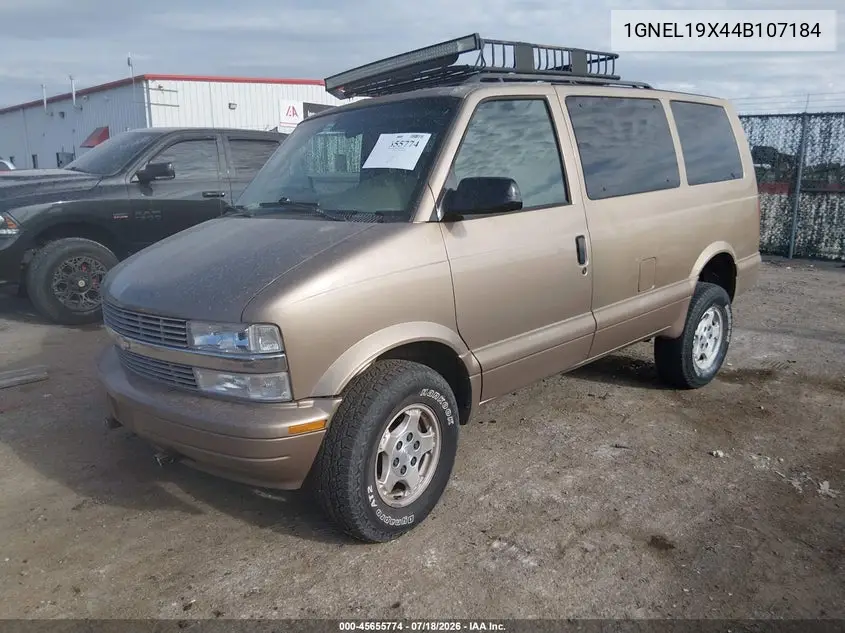 2004 Chevrolet Astro Passenger VIN: 1GNEL19X44B107184 Lot: 45655774