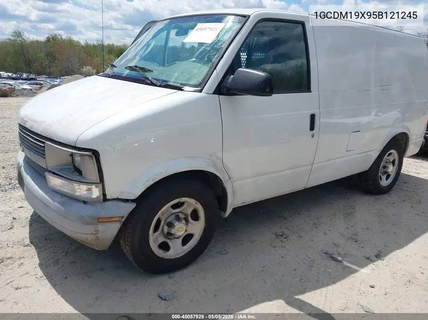 2005 Chevrolet Astro VIN: 1GCDM19X95B121245 Lot: 45057928