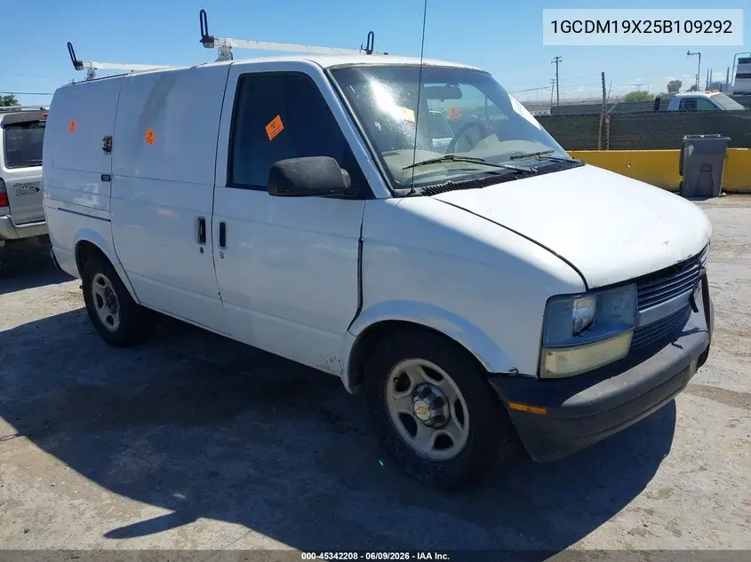 2005 Chevrolet Astro VIN: 1GCDM19X25B109292 Lot: 45342208