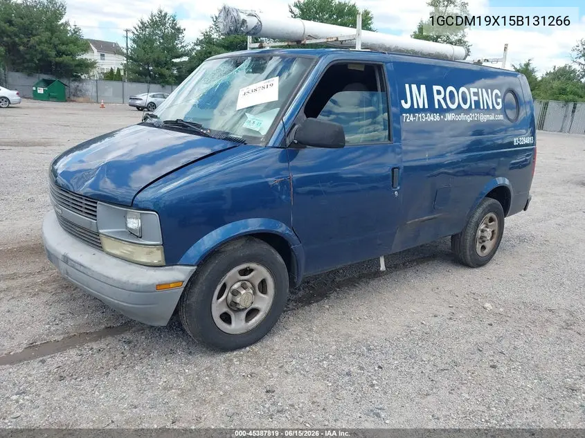2005 Chevrolet Astro VIN: 1GCDM19X15B131266 Lot: 45387819