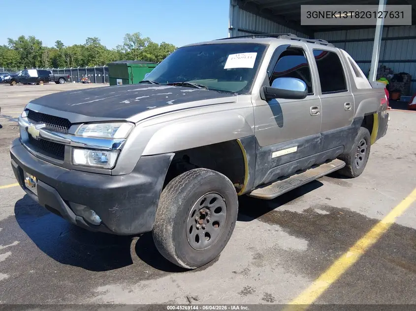 2002 Chevrolet Avalanche 1500 VIN: 3GNEK13T82G127631 Lot: 45269144
