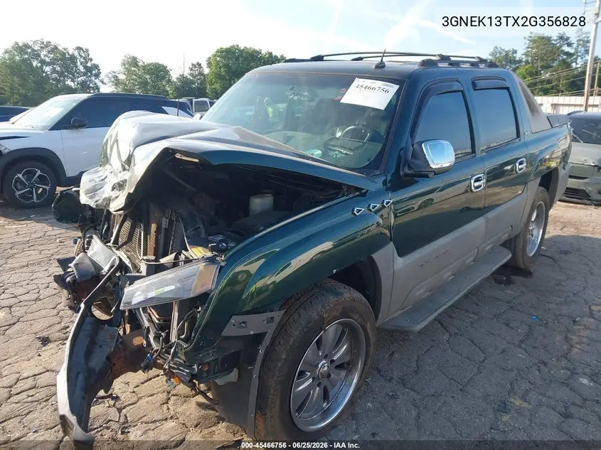 2002 Chevrolet Avalanche 1500 VIN: 3GNEK13TX2G356828 Lot: 45466756