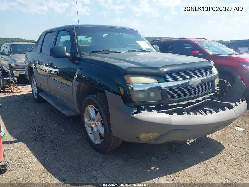 2002 Chevrolet Avalanche VIN: 3GNEK13P02G327709 Lot: 45578227