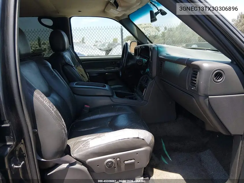 2003 Chevrolet Avalanche 1500 VIN: 3GNEC13TX3G306896 Lot: 45306661