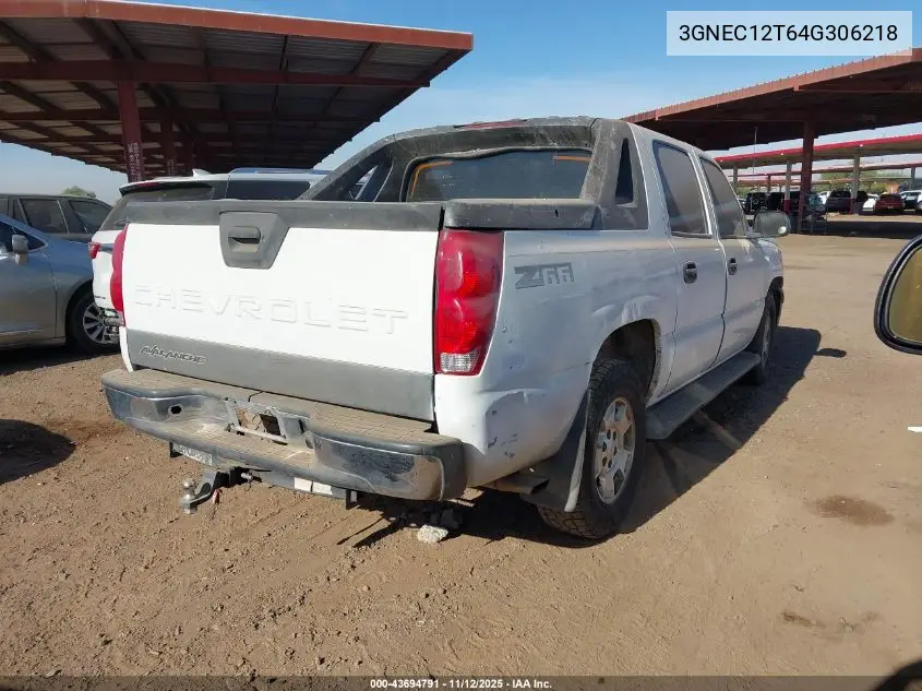 3GNEC12T64G306218 2004 Chevrolet Avalanche 1500