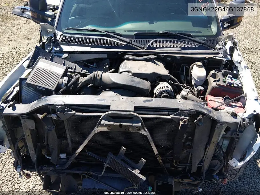 2004 Chevrolet Avalanche 2500 VIN: 3GNGK22G44G137868 Lot: 45398619