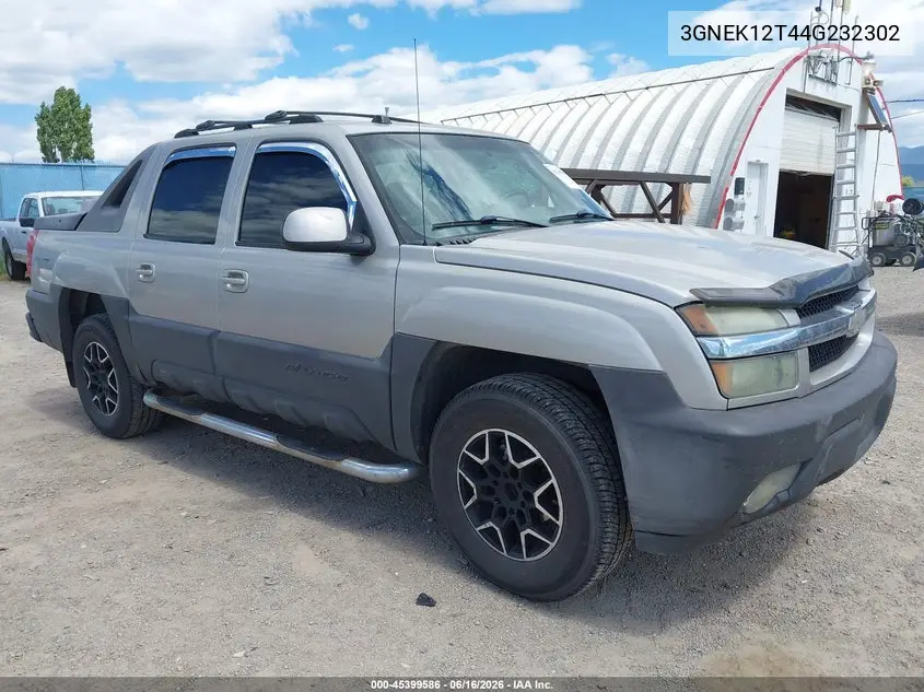 2004 Chevrolet Avalanche 1500 VIN: 3GNEK12T44G232302 Lot: 45399586