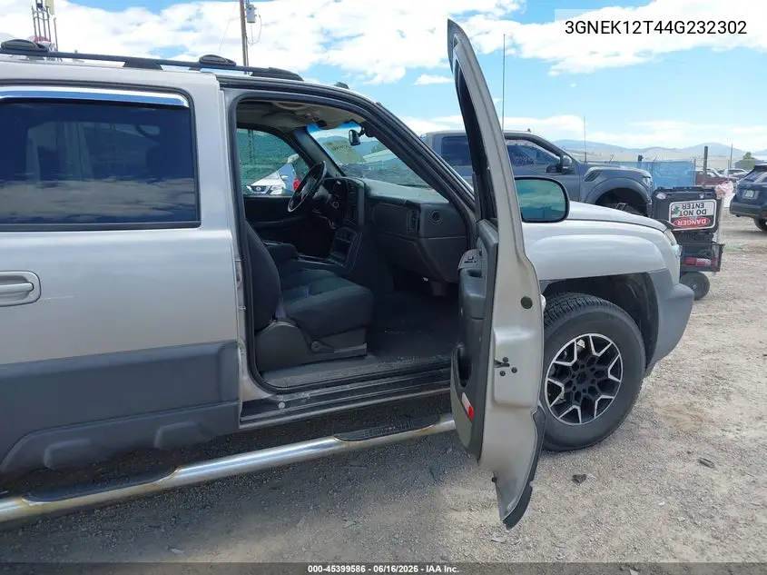 2004 Chevrolet Avalanche 1500 VIN: 3GNEK12T44G232302 Lot: 45399586