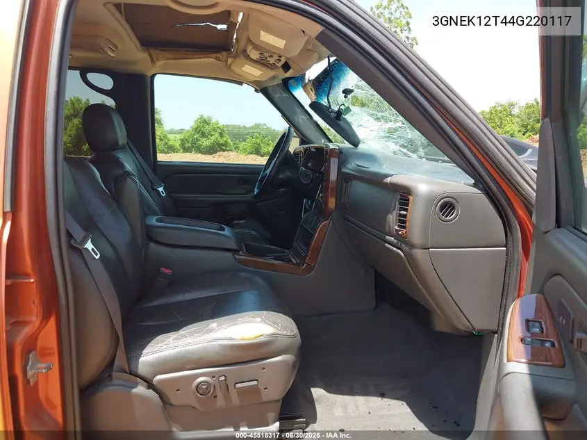 2004 Chevrolet Avalanche 1500 VIN: 3GNEK12T44G220117 Lot: 45518317
