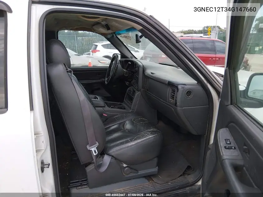 2004 Chevrolet Avalanche 1500 VIN: 3GNEC12T34G147660 Lot: 45582447