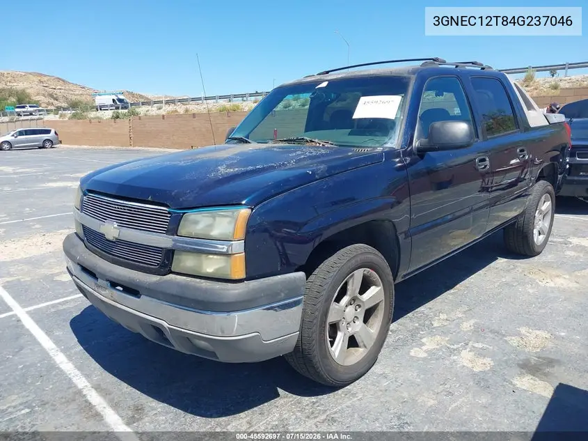 2004 Chevrolet Avalanche 1500 VIN: 3GNEC12T84G237046 Lot: 45592697