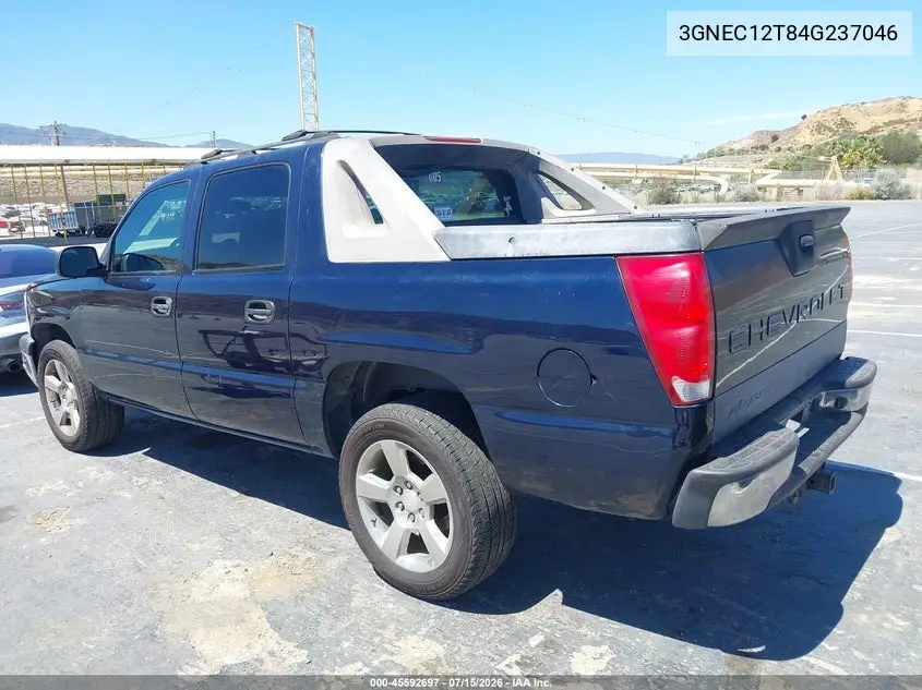 2004 Chevrolet Avalanche 1500 VIN: 3GNEC12T84G237046 Lot: 45592697