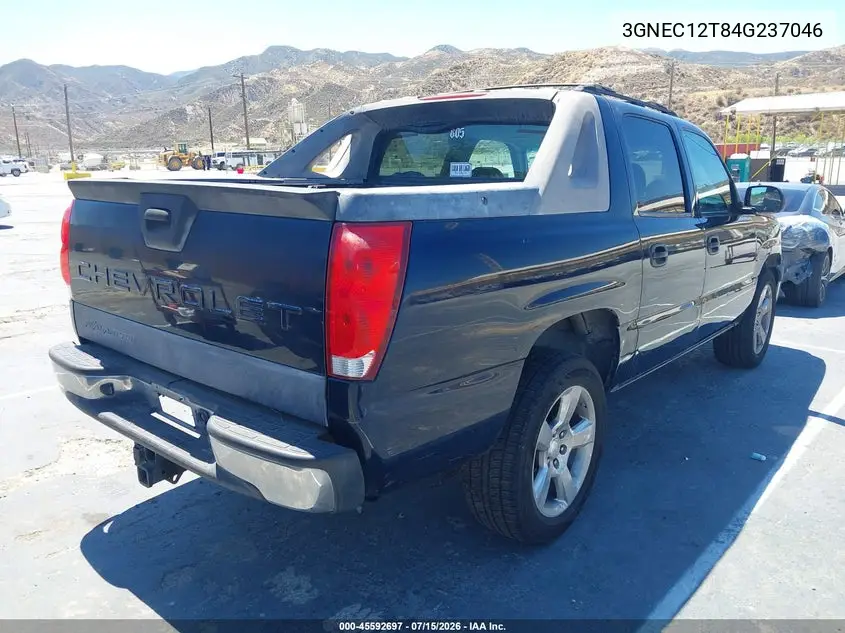 2004 Chevrolet Avalanche 1500 VIN: 3GNEC12T84G237046 Lot: 45592697