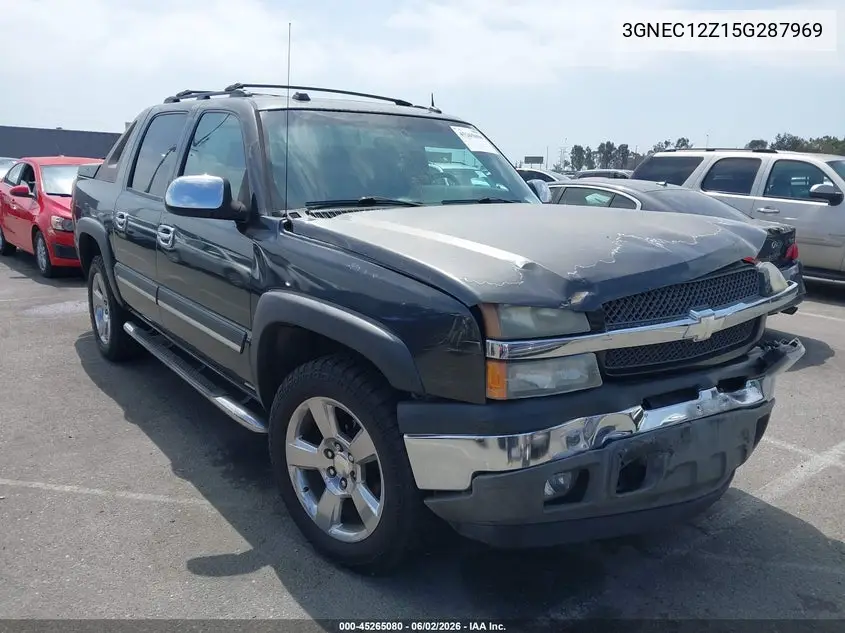 2005 Chevrolet Avalanche 1500 Z66 VIN: 3GNEC12Z15G287969 Lot: 45265080