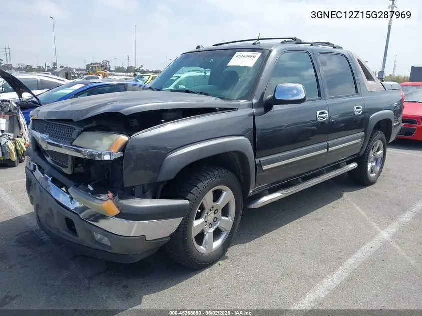 2005 Chevrolet Avalanche 1500 Z66 VIN: 3GNEC12Z15G287969 Lot: 45265080