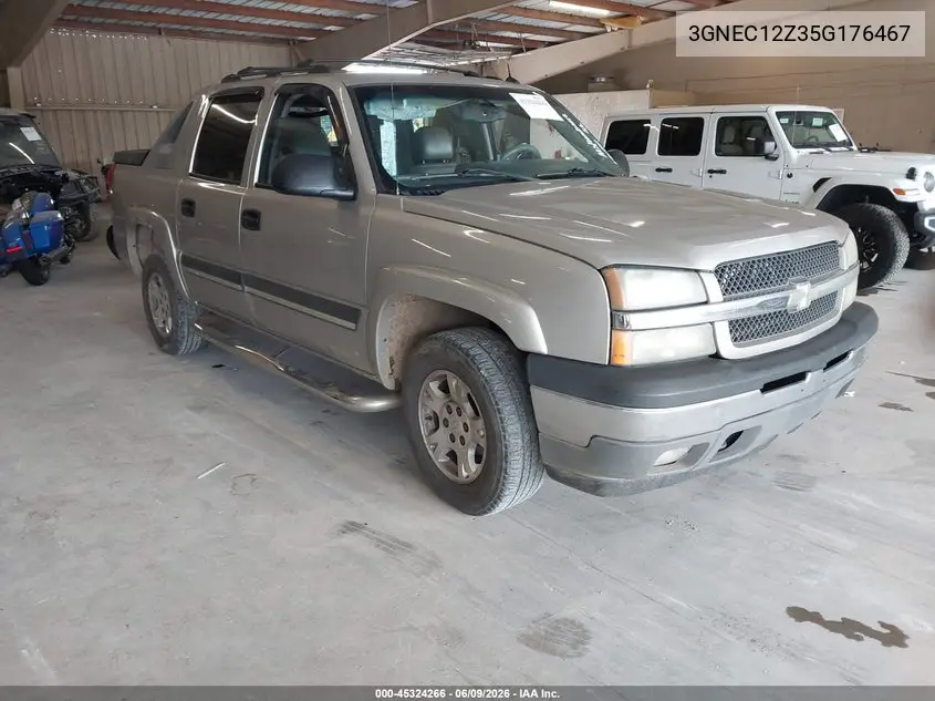 2005 Chevrolet Avalanche 1500 Z66 VIN: 3GNEC12Z35G176467 Lot: 45324266