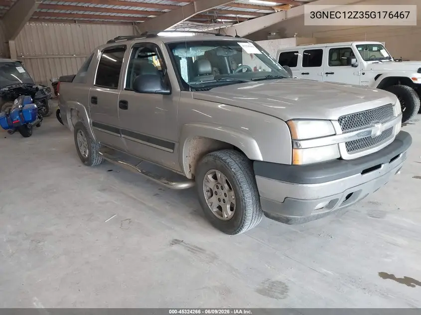 2005 Chevrolet Avalanche 1500 Z66 VIN: 3GNEC12Z35G176467 Lot: 45324266