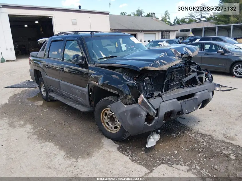 2005 Chevrolet Avalanche 2500 Lt VIN: 3GNGK22G85G273132 Lot: 45423756