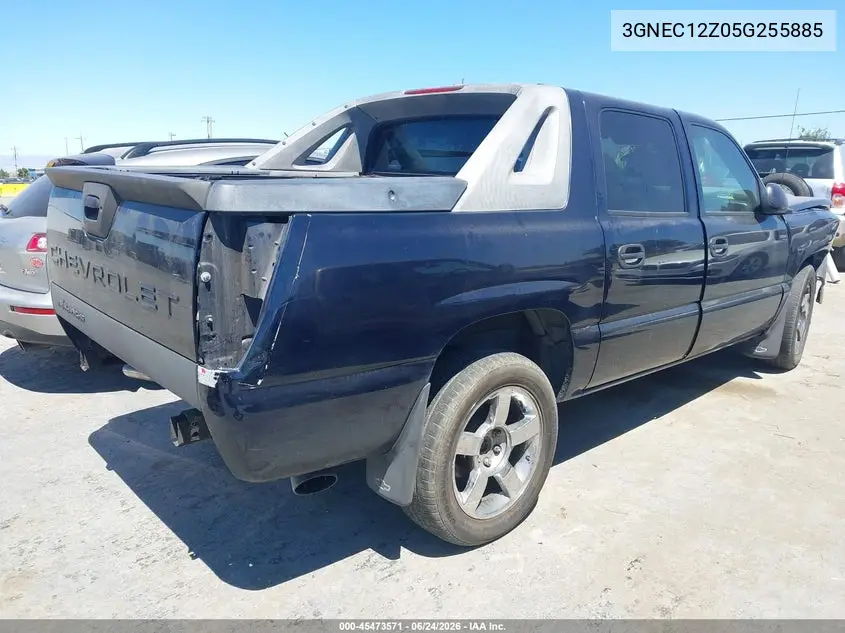 2005 Chevrolet Avalanche 1500 Ls VIN: 3GNEC12Z05G255885 Lot: 45473571