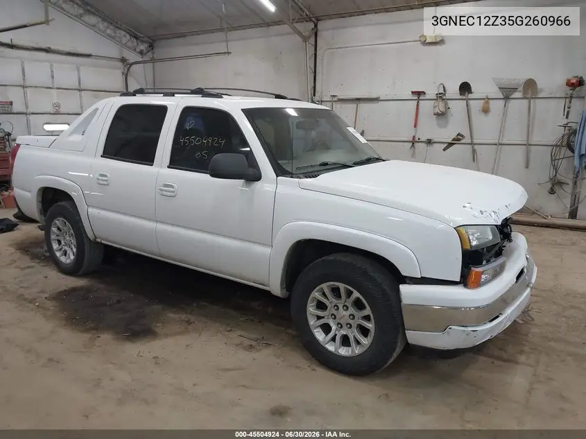 2005 Chevrolet Avalanche 1500 Ls VIN: 3GNEC12Z35G260966 Lot: 45504924