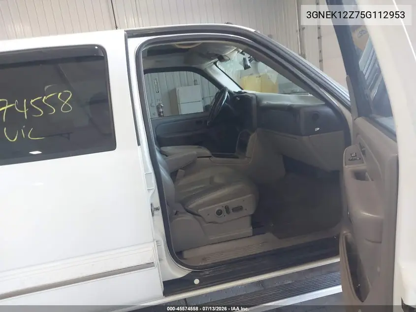 2005 Chevrolet Avalanche 1500 Lt VIN: 3GNEK12Z75G112953 Lot: 45574558
